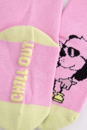 COCCODRILLO socks SOCKS GIRL, roosad, ZC4382401SOG-007-030, 30/33 cm 