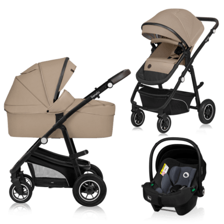 LIONELO universaalne käru BIANKA 3in1, Beige sand, LO-BIANKA 3IN1 