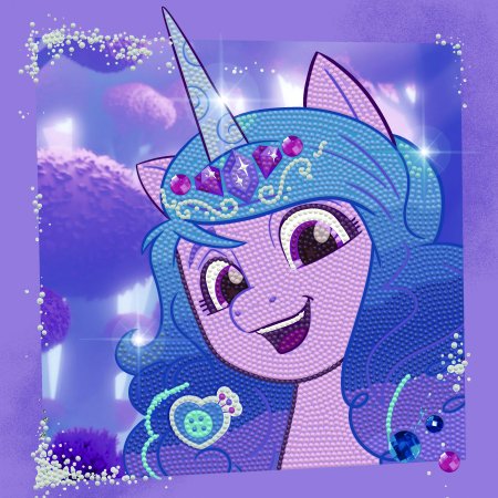 DIAMOND DOTS loominguline komplekt teemantmaal My Little Pony Izzy Moonbow, 3406 punkti, DBX.091 DBX.091