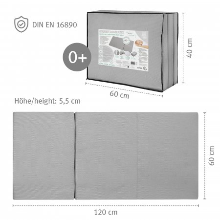 ROBA reisivoodi madrats 60 x 120 x 5.5 cm SAFE ASLEEP®, 0272 0272
