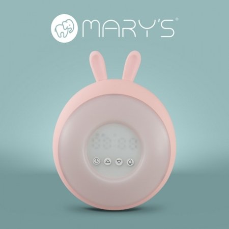 MARY'S äratuskell - öölamp RABBIT, Pink, MW20774 