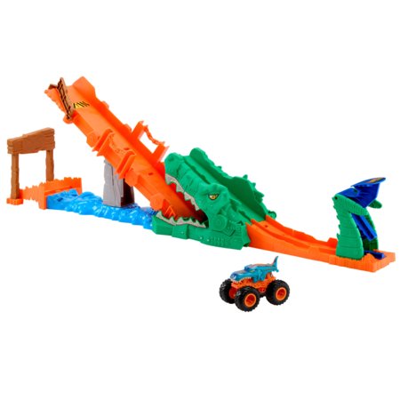 HOT WHEELS Monster Trucks komplekt – Crocodile Challenge, JJN45 