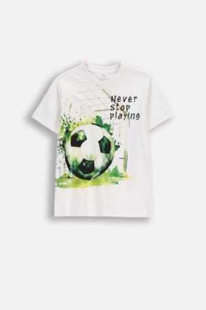 COCCODRILLO lühikeste varrukatega t-särk, valged, cm 