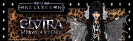 MONSTER HIGH Skullector kollektsiooninukk – Elvira, HYV99 