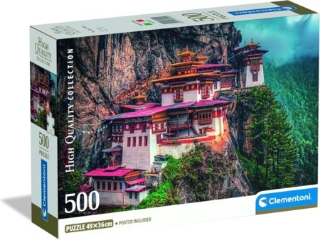 CLEMENTONI pusle The Tiger's Nest Compact, 500 tk., 35619 