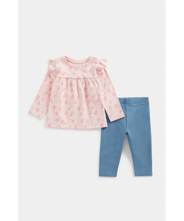 MOTHERCARE pikkade varrukatega t-särk ja sukapüksid, FA890 