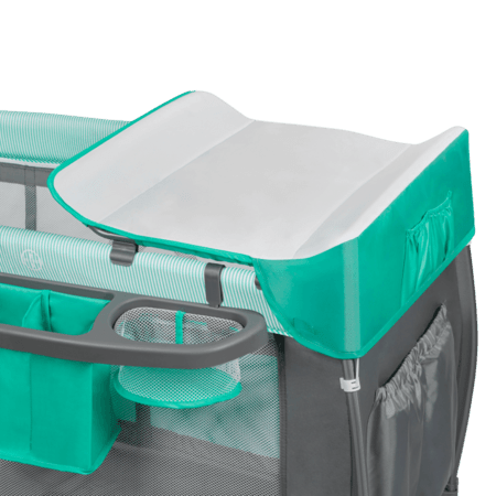 LIONELO reisivoodi-maneež SVEN PLUS, Turquoise/Grey, LO-SVEN PLUS 