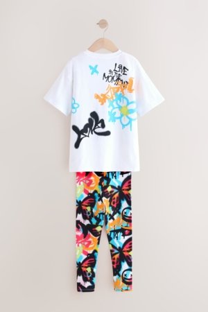 NEXT lühikeste varrukatega särk ja retuusid, AK8604 134 