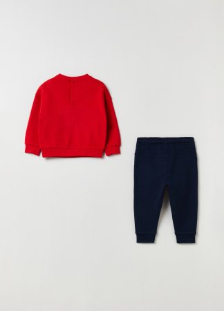 OVS BOY9-36M JOGGING L/S 2H 12-18 RED 001922215 