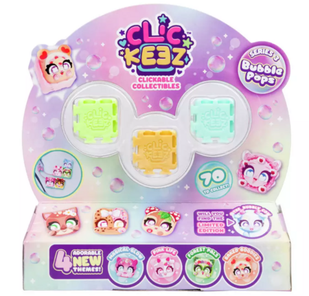 CLICKEEZ 5 kujukest Bubble Pops, assortii, 937200.005 