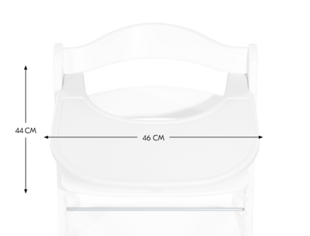 HAUCK kandik söötmistoolile ARKETA CLICK TRAY, White, 661581 