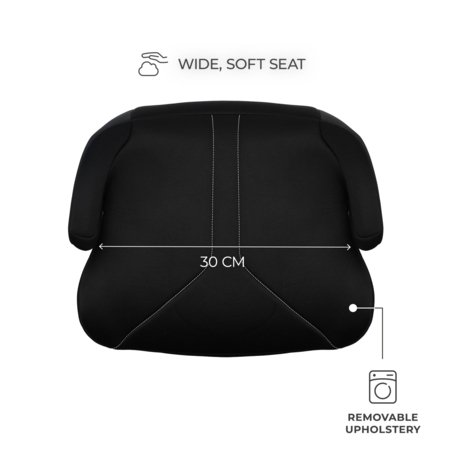 KINDERKRAFT istmekõrgendus I-BOOST 2, i-Size, must, KCIBOO02BLK0000 