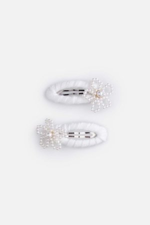 COCCODRILLO juukseklambrid, kreemi värv, WC6311708PBJ-003-000 