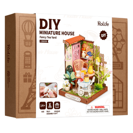 ROLIFE puidust konstruktor Luksus teehoov, DS038 