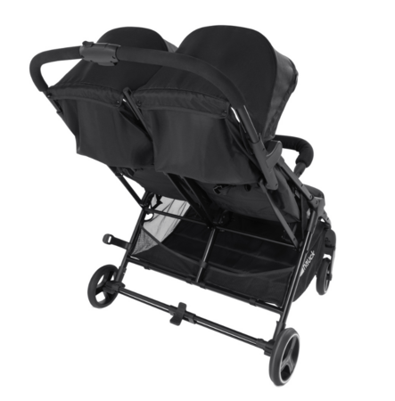 HAUCK jalutuskäru kaksikutele SWIFT X DUO, Black, 500040 