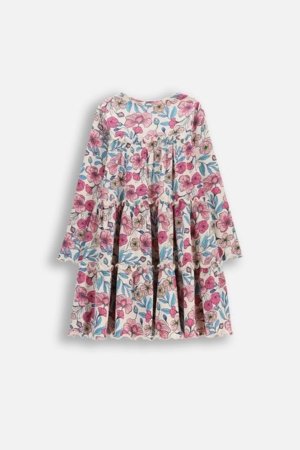 COCCODRILLO pikkade varrukatega kleit, kirju, 