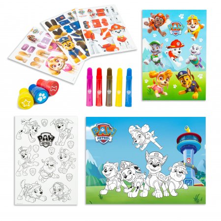 PAW PATROL käsitöö asjadega täidetud seljakott Skye, 97-0006 97-0006