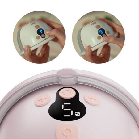 KINDERKRAFT kaasaskantav elektriline rinnapump MAMAFLOW, pink, KEMAFL00PNK0000 