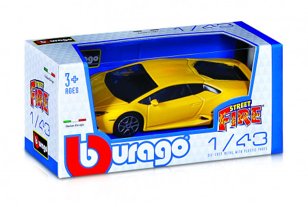 BBURAGO 1/43 auto STR Fire Dispenser, asort, 18-30010 18-30010