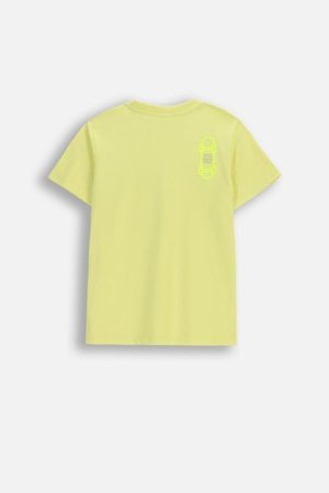 COCCODRILLO lühikeste varrukatega t-särk, kollased, WC6143203NBJ-004-164, 164 cm 