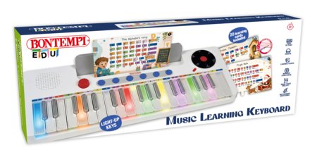 BONTEMPI hariv elektrooniline süntesaator 37 valgustatud klahviga, 3 a+, 12 3700 