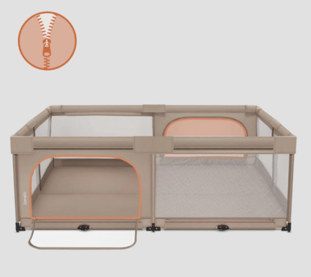 LIONELO mänguaedik-maneež FLORENCE XL EASY FOLD, Beige sand, LO-FLORENCE XL EASY FOLD 