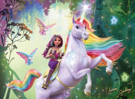 RAVENSBURGER pusle Unicorn Academy Sophia ja Wildstar, 100 tk., 12004164 