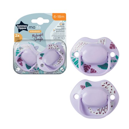 TOMMEE TIPPEE ortodontilised lutid MODA, 6-18 m., 2 tk., 43338594 43338592