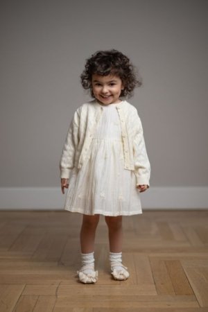 COCCODRILLO lühikeste varrukatega kleit, beež, WC6128201FGN-003-074, 74 suurus 