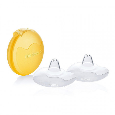 MEDELA Contact rinnanibukaitsmed M/20 mm suurus 2 tk + karp, 200.1596 008.0289