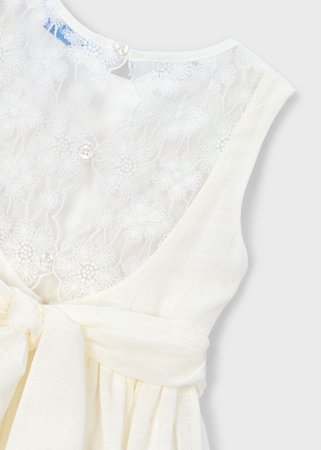 MAYORAL varrukateta kleit, natural, 3.914-42, 92  cm 