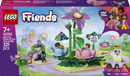42702 LEGO® Friends Pöörlev lille ja haldja tassikarussell 