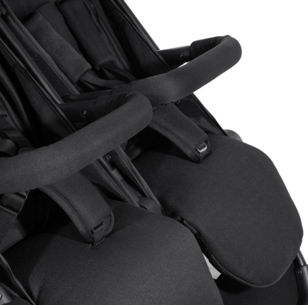 HAUCK jalutuskäru kaksikutele SWIFT X DUO, Black, 500040 