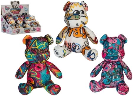 CUDDLE CREW pehme karu grafiiti, 16 cm, assortii, 441146 