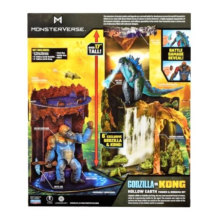 GODZILLA mängukomplekt Hollow Earth Figures and Diorama Set, 35292 
