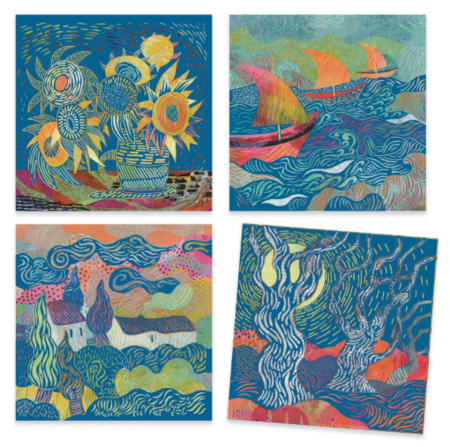 DJECO loovuskomplekt The South Inspired by Vincent Van Gogh, DJ09378