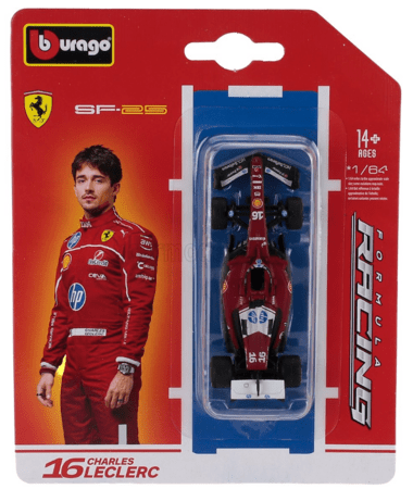 BBURAGO mudelauto F1 autod, assortii, 18-60165 