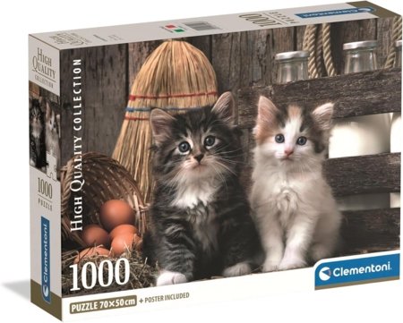 CLEMENTONI pusle Lovely Kittens, 1000 tk., 39943 