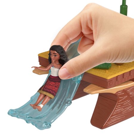 DISNEY MOANA väikeste nukkude komplekt Transforming Boat, JBT54 