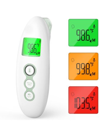 MOMCOZY kontaktivaba otsmiku- ja kõrvatermomeeter, valge 