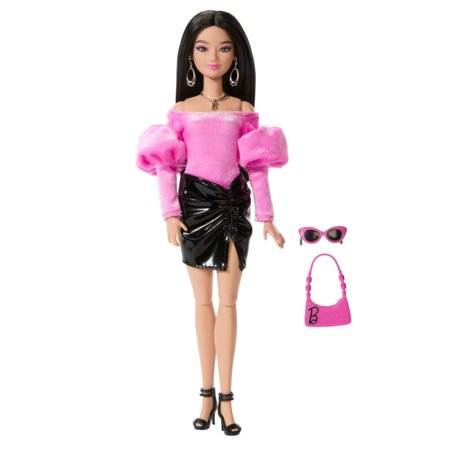 BARBIE BARBIECORE DELUXE FASHIONISTAS nukk roosas sametis topis, JJN76 