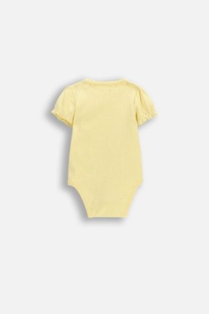COCCODRILLO lühikeste varrukatega bodi, kollane, suurus 