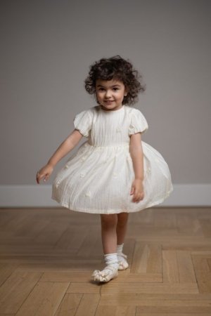 COCCODRILLO lühikeste varrukatega kleit, beež, WC6128201FGN-003-074, 74 suurus 