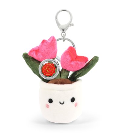 KEEL TOYS KEELECO plüüšist võtmehoidja Tulp, 12cm, BC4304 