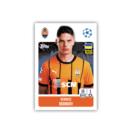 TOPPS kleepsud Champions League 2025 Eco Pack, 24+6vnt., 5053307074491 