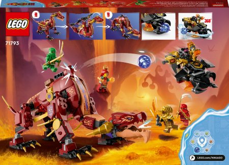 71793 LEGO® NINJAGO® Heatwave‘i muudetav laavadraakon 71793