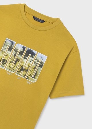 MAYORAL lühikeste varrukatega t-särk, yellow, 6.033-20, 128  cm 