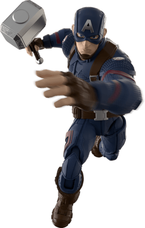 Blokees transformaator  Marvel Heros - Champion Class Captain America, 81115 