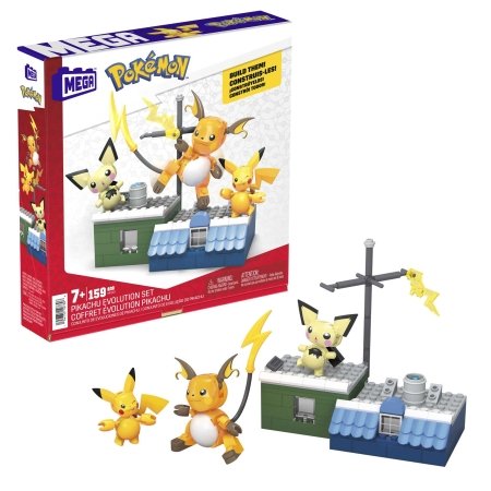 MEGA CONSTRUX POKEMON Pikachu lisa ehituskomplekt HKT23