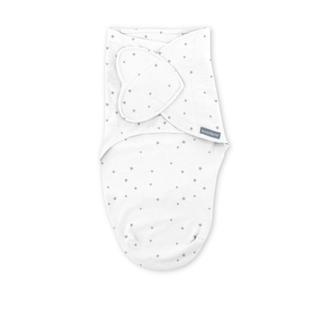 INGENUITY mähkimistekk SWADDLEME Star Dot, 0 - 3 kuud, WHITE, 17262 